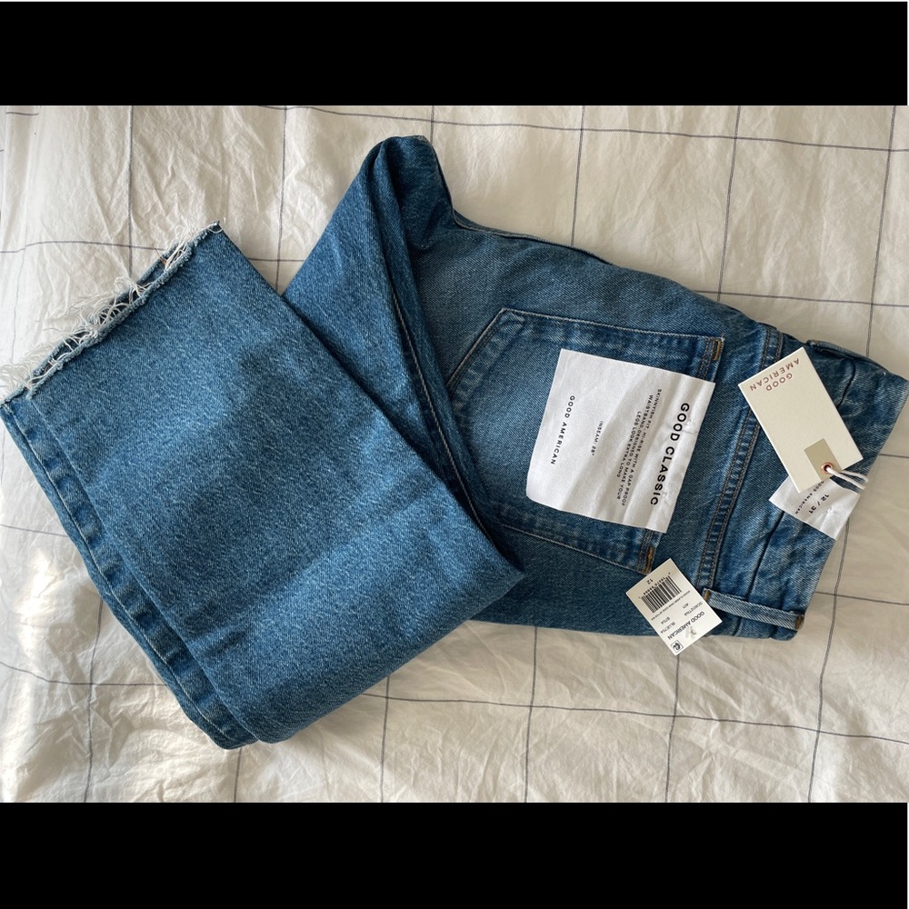 Good American -Good classic 28” inseam. Size 12/31